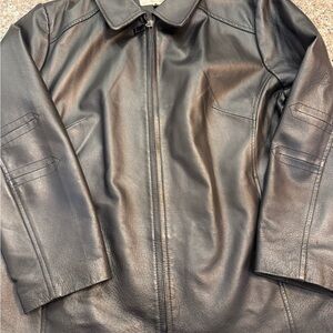 Jessica London Black Leather Jacket